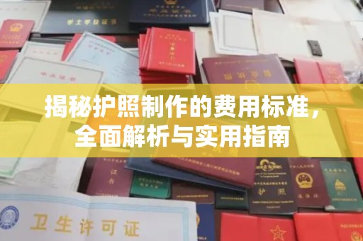 安徽揭秘护照制作的费用标准，全面解析与实用指南